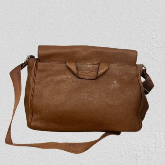 Gucci Authentic Leather Messenger Bag Brown - Picture 3 of 5